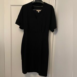 Classic Black Midi Dress